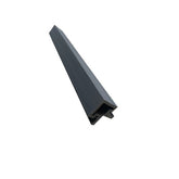 Slatted Cladding Corner Trim Stone Grey 2.5m x 49.5 mm x 49.5 mm